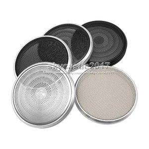 1pcs 3.5" inch Tweeter Speaker Cover Decorative Circle Metal Mesh Grille #6 - Picture 1 of 12