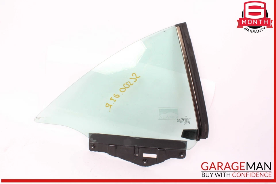 03-12 Mercedes R230 SL500 SL55 AMG Rear Right Side Quarter Window Glass OEM - Image 1 of 4