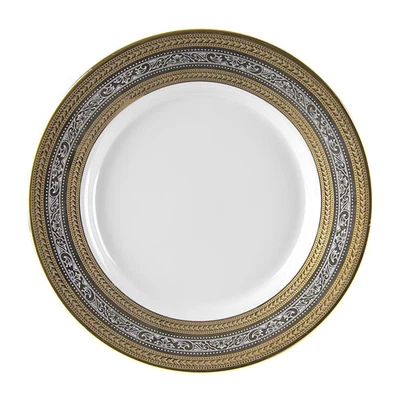 Plato de ensalada/postre Elegance (juego de 6) dorado, blanco Foto 1 de 2