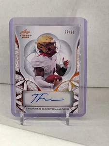 2024 Leaf Trinity - Thomas Castellanos  --#BA-TC1 -- /99 (AU, RC) - Picture 1 of 2
