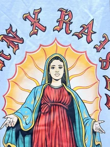 Camiseta Born X Raised Mister Dibujos Animados Virgen María Para Hombre XL (100% Auténtica) ¡NUEVA! - Imagen 1 de 4