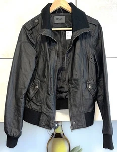Leder Bund Bomber Biker Jacke Gr. L 40/42 - Bild 1 von 14