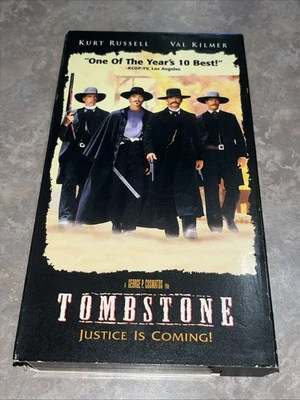 Tombstone (VHS, 1994) Kurt Russell, Val Kilmer  Combined Shipping ***TESTED*** - Imagem 1 de 4