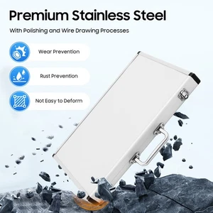 High Precision Weld Gauge Set, Stainless Steel Fillet Weld Inspection Tool - Picture 1 of 13