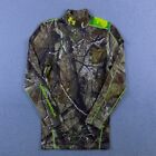 Under Armour Shirt Mens Small Scent Control ColdGear Compression Hunting Camo