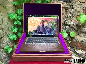 EMD PRO Custom Design Luxury Python Leather MacBook Pro 13 2.5GHz i5 1TB HDD 8GB - Picture 1 of 12