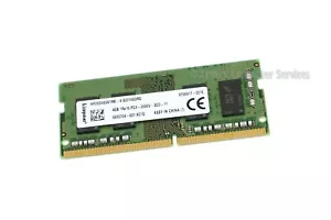 HP26D4S9S1ME-4 GENUINE KINGTON LAPTOP MEMORY 4GB 1RX16 PC4-2666V-SC0-11 (CA63) - Picture 1 of 2