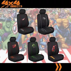 SINGLE LICENSED MARVEL AVENGERS SEAT COVER FOR MERCEDES BENZ SLR MCLAREN - Picture 1 of 7