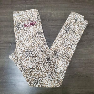 Old Navy Tan Animal Print Girls Comfort Stretch Leggings XL School Fall Trending - Picture 1 of 6