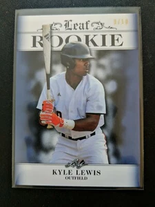 KYLE LEWIS 2016 LEAF ROOKIES EXCLUSIVE ROOKIE CARD #R-KL1 SEATTLE MARINERS #9/10 - Picture 1 of 3