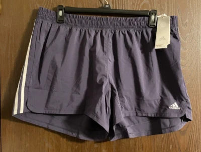 Pantalones Cortos Adidas Para Mujer Aeroready Azul Marino/Blanco Pacer Tejidos Talla 2X - Nuevos con Etiquetas Foto 1 de 3