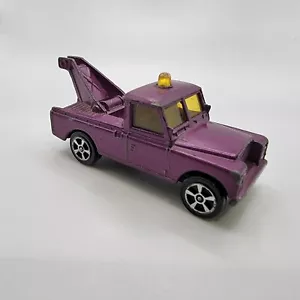 Corgi Juniors Land Rover Tow Truck Die-Cast Purple WhizzWheels - Picture 1 of 7