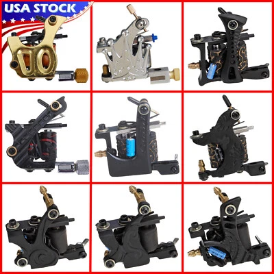 Coil Tattoo Machine Gun 10 Wrap Liner Shader Lightweight Tattoo Supply 10-PACK - Image 1 of 4