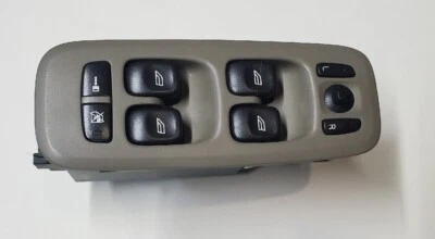 Interruptor de ventana principal del lado del conductor izquierdo Volvo S60 S80 V70 XC90 2002-2008 09193383 Foto 1 de 4