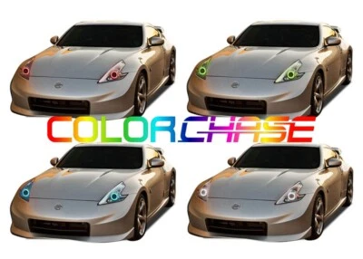Kit de halo de flujo de faros LED de persecución de color para Nissan 370z 09-16 Foto 1 de 4