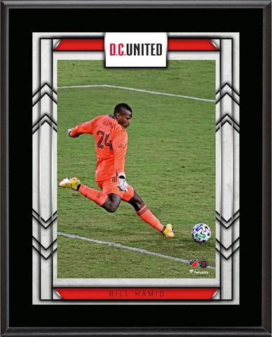Bill Hamid D.C. United 10.5" x 13" Sublimated Player Plaque Cover