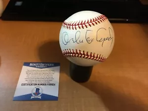 Orlando Cepeda Giants HOF Signed Rawlings ONL Ball BAS Beckett Certified B - Picture 1 of 8