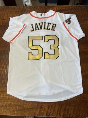 Cristian Javier Signed Houston Astros Jersey PSA DNA Coa Autographed - Image 1 of 4