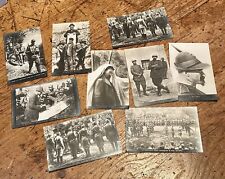  9 x Old Photo Postcards Italian WWI Cesare Battisti execution by Austrians 1916