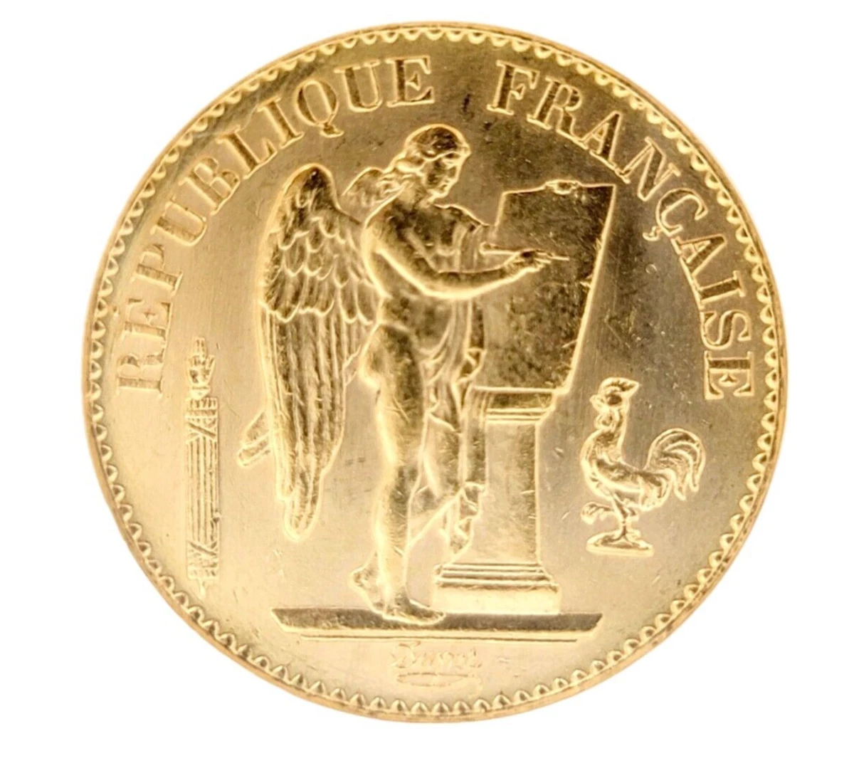 フランス 1896年A エンジェル 20フラン 金貨 NGC鑑定済 天使 1896 Gold French Coins