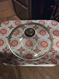 Farberware Glass Replacement Lid Inside 9 3/8” Inch Outside 10" diameter - Picture 1 of 3