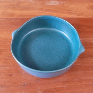 BENNINGTON POTTERY Yusuke Aida David Gil Dark Teal Lugged Low Bowl Vermont - Picture 1 of 11