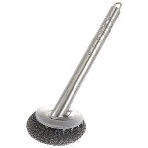 Pulizia Pentola Acciaio Inox Spazzola Lavastoviglie Uomo Scrubber - Foto 1 di 12