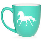 16 oz Bistro Ceramic Coffee Mug Cup Horse