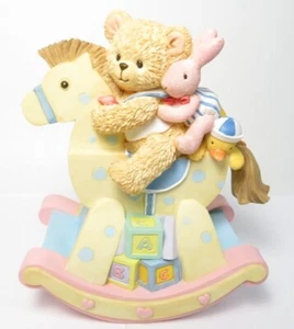 San Francisco Music Box Company Nursery Rocking Horse Rock-A-Bye Baby - Picture 1 of 4