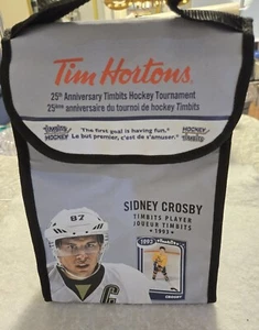 Tim Hortons  Sidney Crosby 25th Anniversary Timbits Lunch Bag 10x7 NEW - Foto 1 di 2