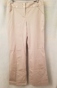 The Limited Womens Pants Size 8 Brown White Striped Cassidy Fit NEW - Picture 1 of 6