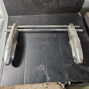 OEM 1940 41 ? Packard Fold down Bumper Guard 2 Bar Grill Guard front rear ? - Picture 1 of 11