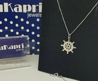 COLLANA IN ARGENTO BLUKAPRI  925° CON PENDENTE.♥️ Special price ♥️ - Immagine 1 di 4