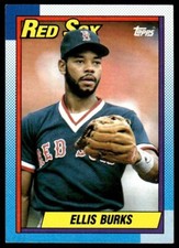 ELLIS BURKS CARDS Your Pick Topps Donruss INC errors 1987 Rookie to 1994 Red Sox