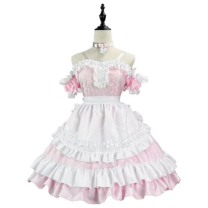 Hot Anime Japanese Maid Dress Waiter Cosplay Performance Lolita Party Mens 5XL - Picture 1 of 10