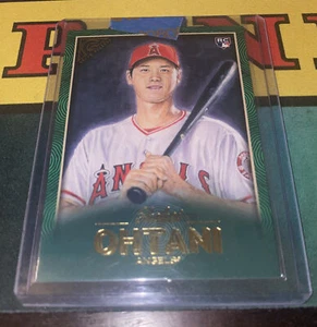 Topps Gallery Green Shohei Ohtani RC SP Green /99 Angels All Star Japan - Picture 1 of 2