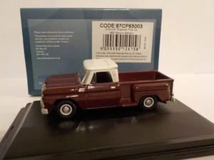 Chevrolet Stepside Pickup 1965 1/87 - marrón - Oxford diecast 87cp65003 - Imagen 1 de 1