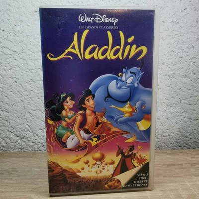 Aladdin - Cassette VHS + Publicités Disney - Walt Disney - FR - 1992 - Bild 1 von 4