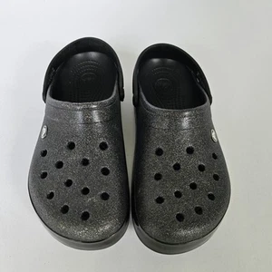 Crocs Classic Clogs Shoes Mens Size 8 Womens Size 10 Glitter Slip On Comfort - Picture 1 of 10