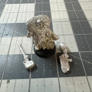 Warhammer 40k Inquistor Lord Coteaz OOP Metal Kitbash Deaths Head - Picture 1 of 5