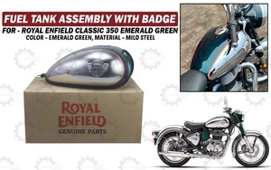 Fit For Royal Enfield "New Classic 350 Emerald Green Fuel Tank With Badge" - Bild 1 von 12