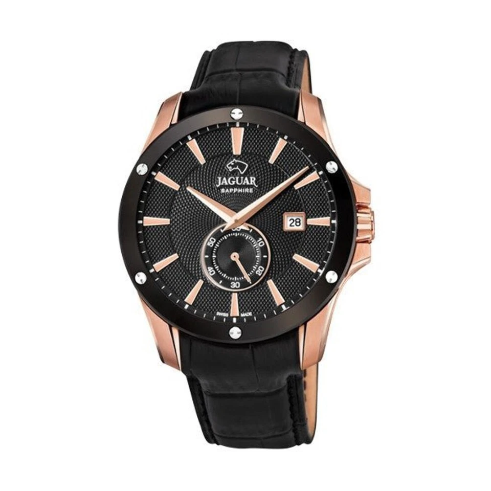 Jaguar Men's Swiss Quartz Watch - Model J882/1 Rose Gold-Tone Stainless Steel C
