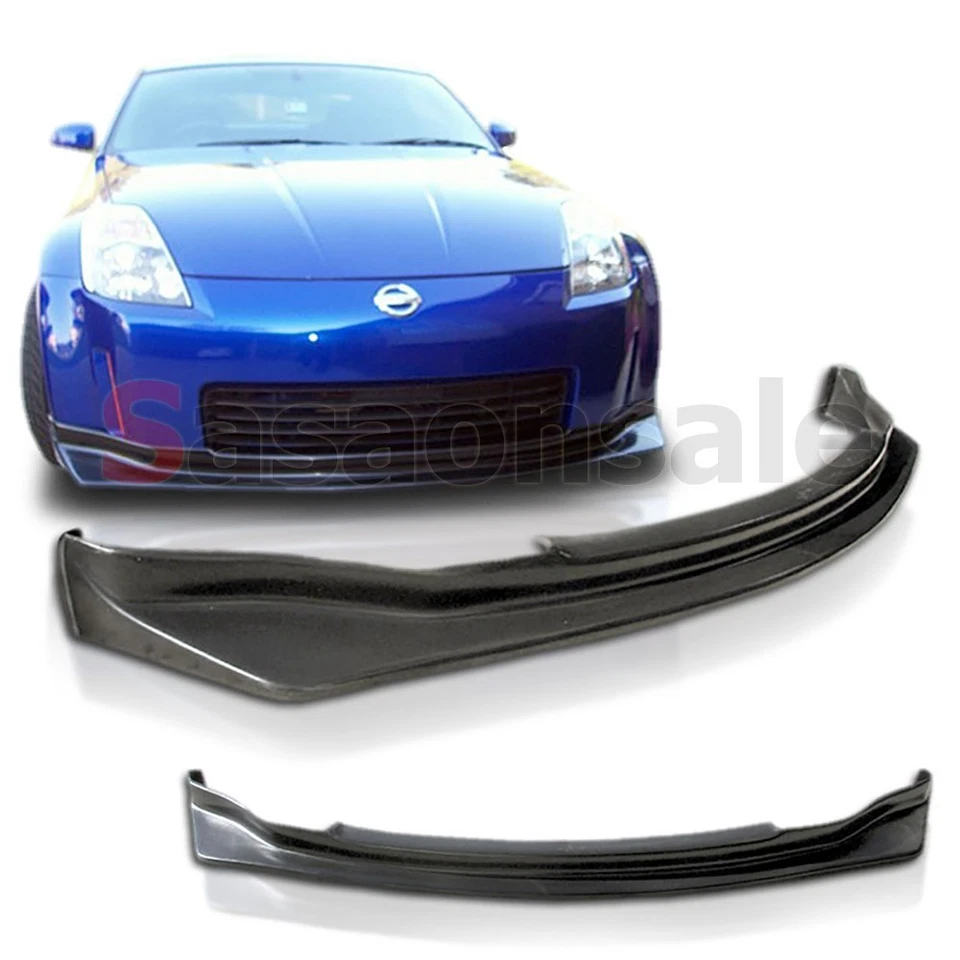[SASA] Made for 2003-2005 Nissan 350Z Fairlady Z SP PU Front Bumper Lip Spoiler - Image 1 of 2