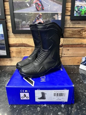 RST Atlas Botas Impermeables Negras Touring Urbano Ciudad Motocicleta Botas UK7 - Marcas Foto 1 de 4