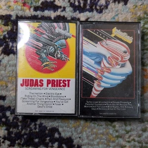 Judas Priest 2 Cassette Lot - Screaming For Vengeance & Turbo - Picture 1 of 4