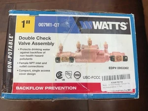 Watts 007M1-QT 1 in. Double Check Valve Assembly - Picture 1 of 6