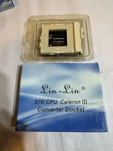 Lin-lin 370 Cpu Celeron 3 Konverter Sockel Steckdose - Bild 1 von 4