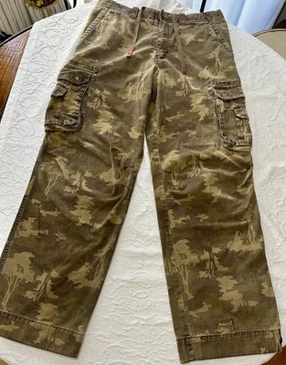 Pantalones Eddie Bauer Ripstop Heritage Camuflados Carga Para Hombre 34x32 Marrón Cordón Foto 1 de 4