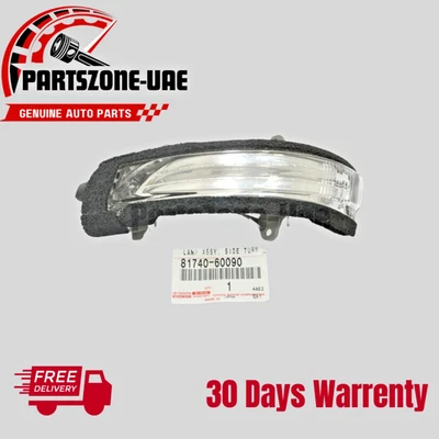 81740-60090 Toyota Land Cruiser 2013-2021 Espejo izquierdo luz de giro lámpara OEM Foto 1 de 2