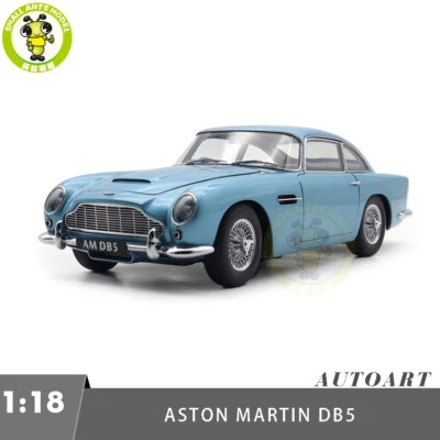1/18 Aston Martin DB5 DB 5 Autoart 70288 Caribbean Pearl/Blue Model Car - Image 1 of 4